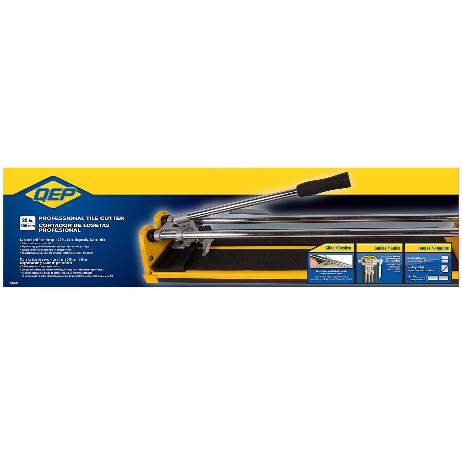 QEP 4.5 in. H X 7 in. W X 20 in. L Tungsten Carbide Tile Cutter 1 pk