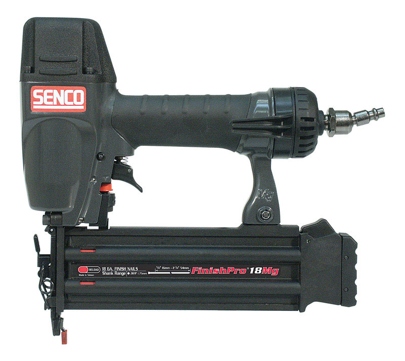 Senco FinishPro 18Mg Pneumatic Straight Strip Brad Nailer Kit 18 Ga.