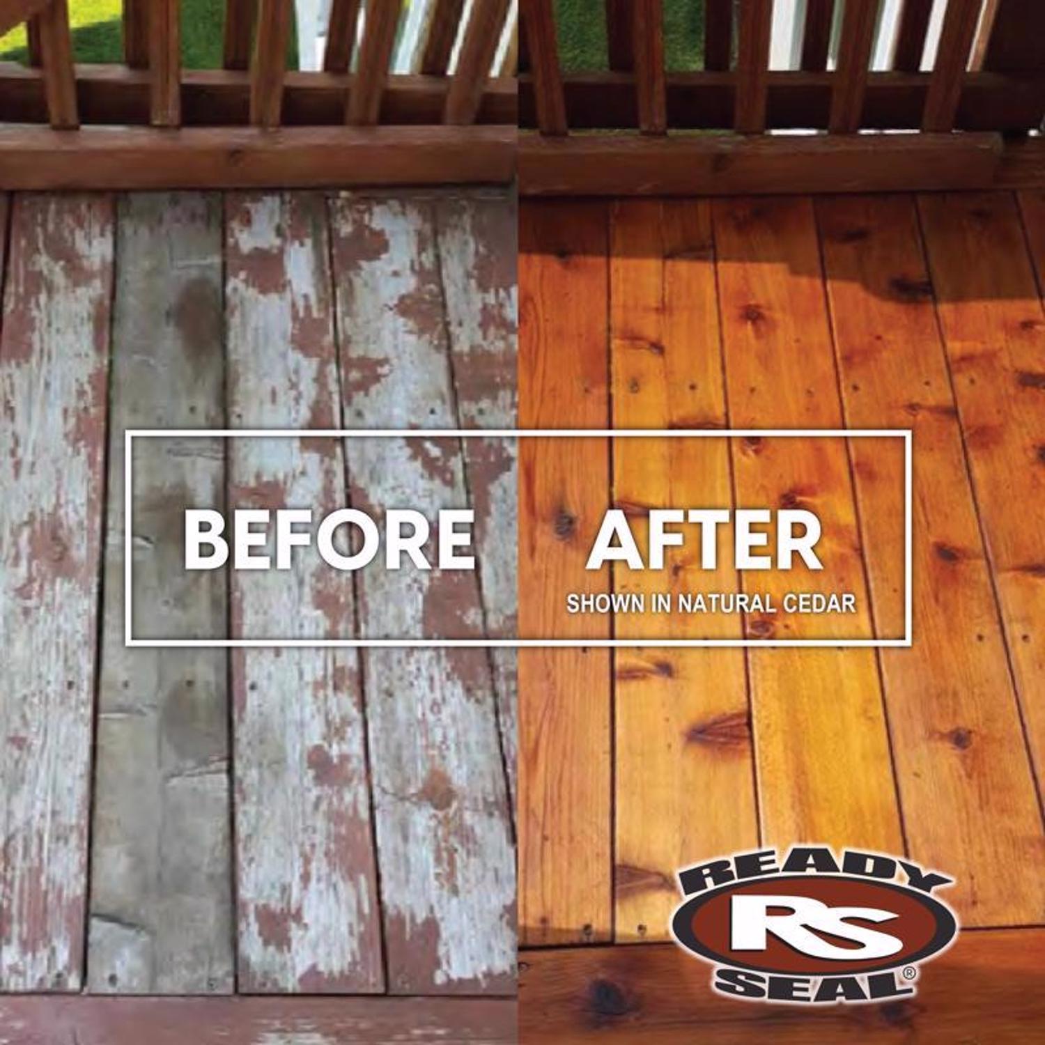 Ready Seal Goof Proof Semi-Transparent Flat Pecan Oil-Based Penetrating Wood Stain/Sealer 1 gal