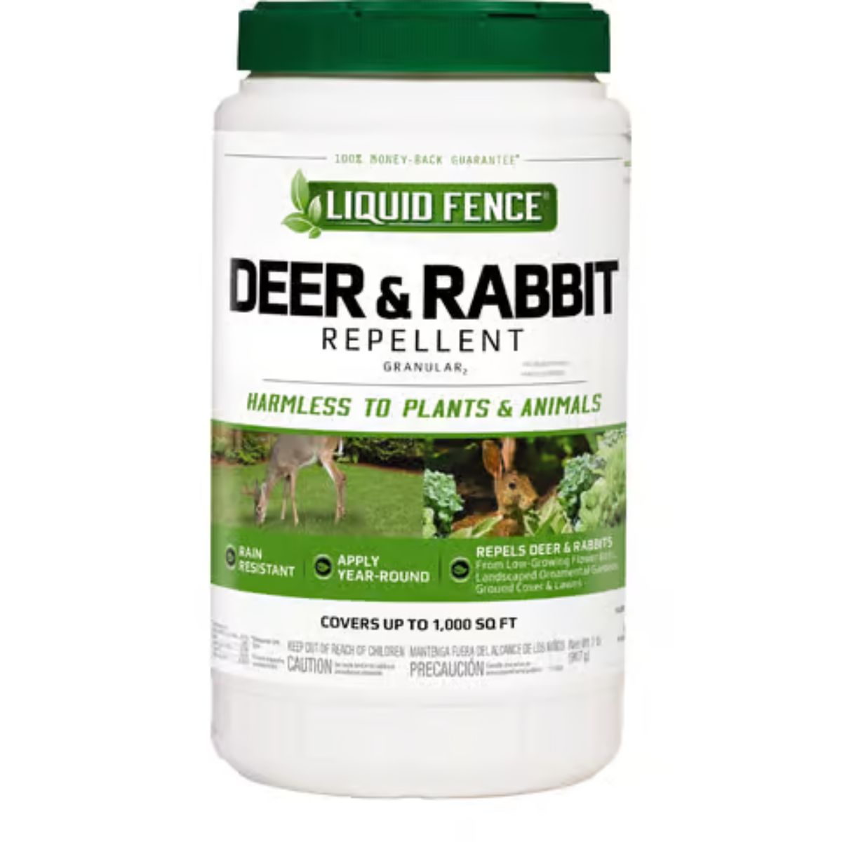Liquid Fence Animal Repellent Granules For Deer and Rabbits 32 oz.