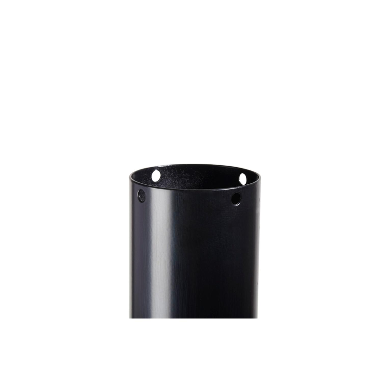 Architectural Mailboxes Pacifica 51 in. Powder Coated Black Galvanized Steel Mailbox Post