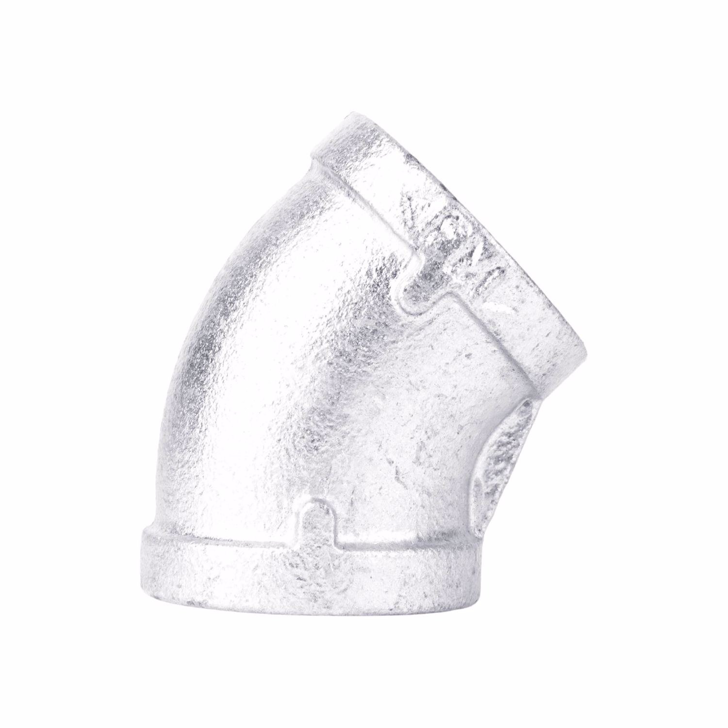 STZ Industries 1/8 in. FIP each X 1/8 in. D FIP Galvanized Malleable Iron 45 Degree Elbow