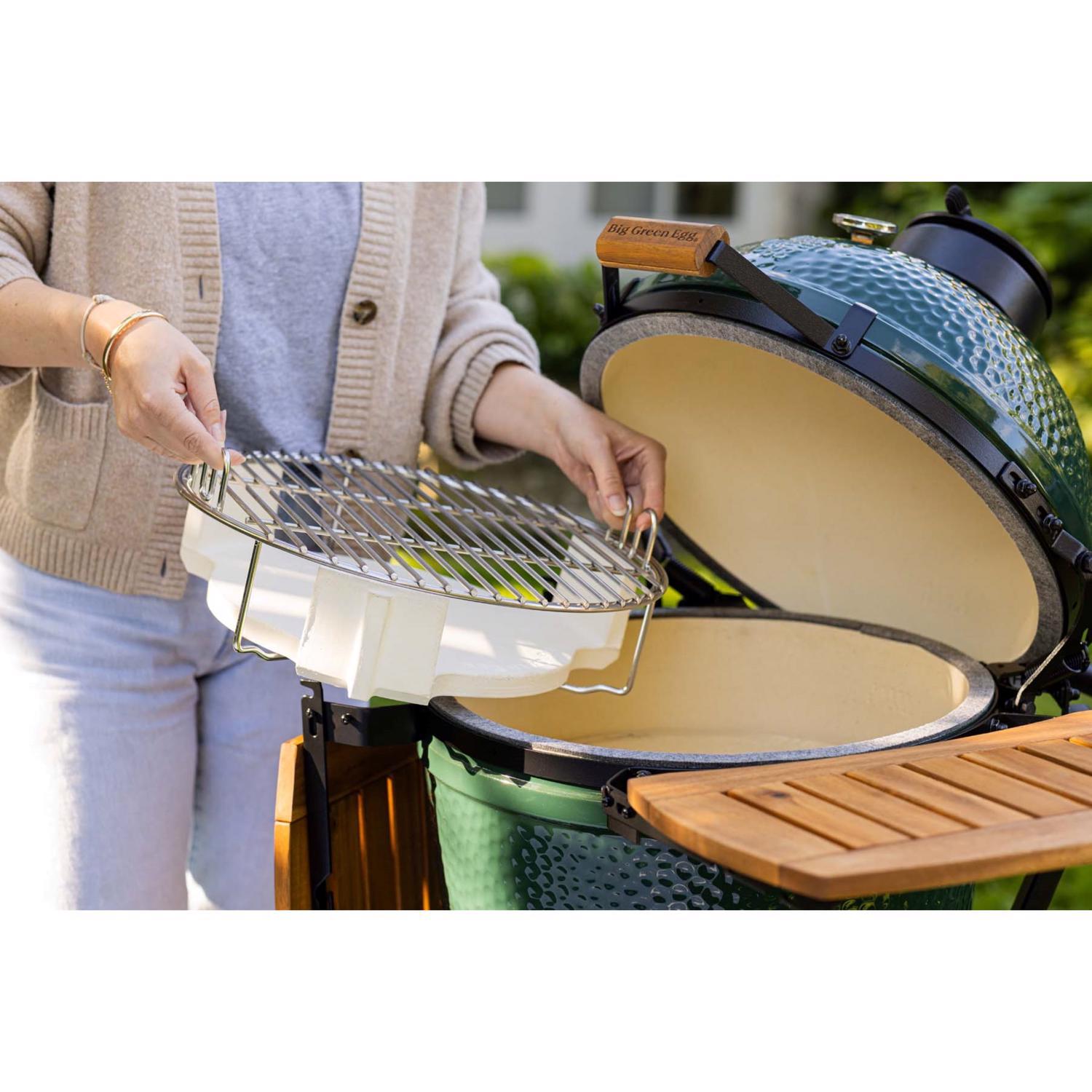 Big Green Egg Ceramic Heat Deflector For Big Green Egg convEGGtor for Xlarge Egg