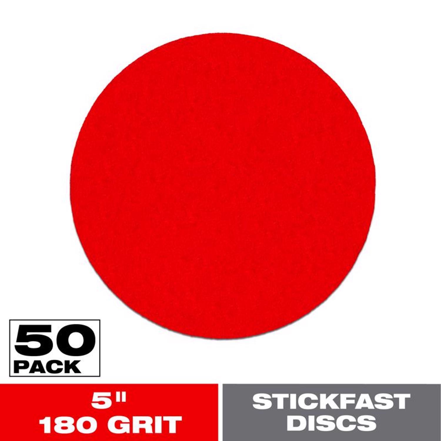 Diablo StickFast 5 in. Ceramic Blend Adhesive Sanding Disc 180 Grit Very Fine 50 pk