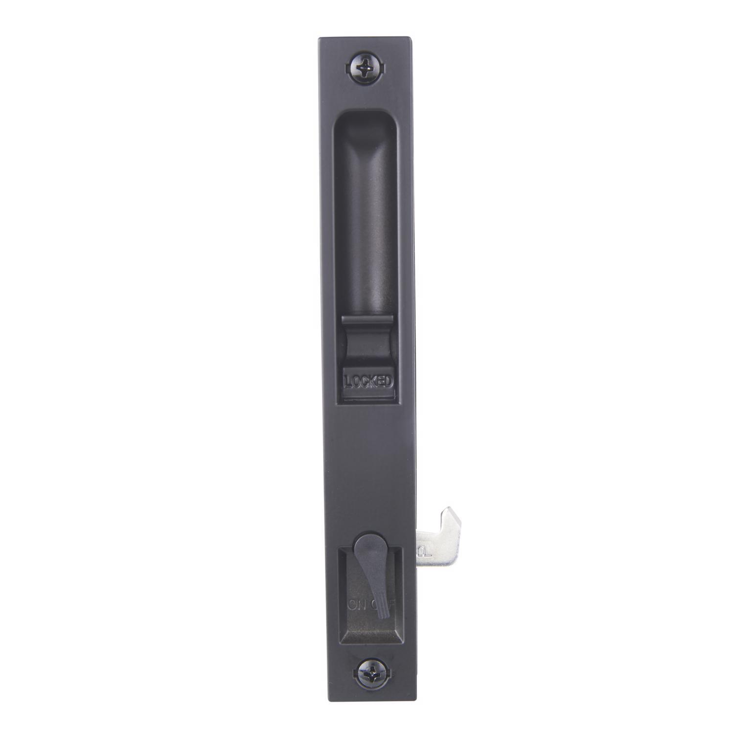 Ace Black Zinc Die-cast Sliding Door Latch 1 pc