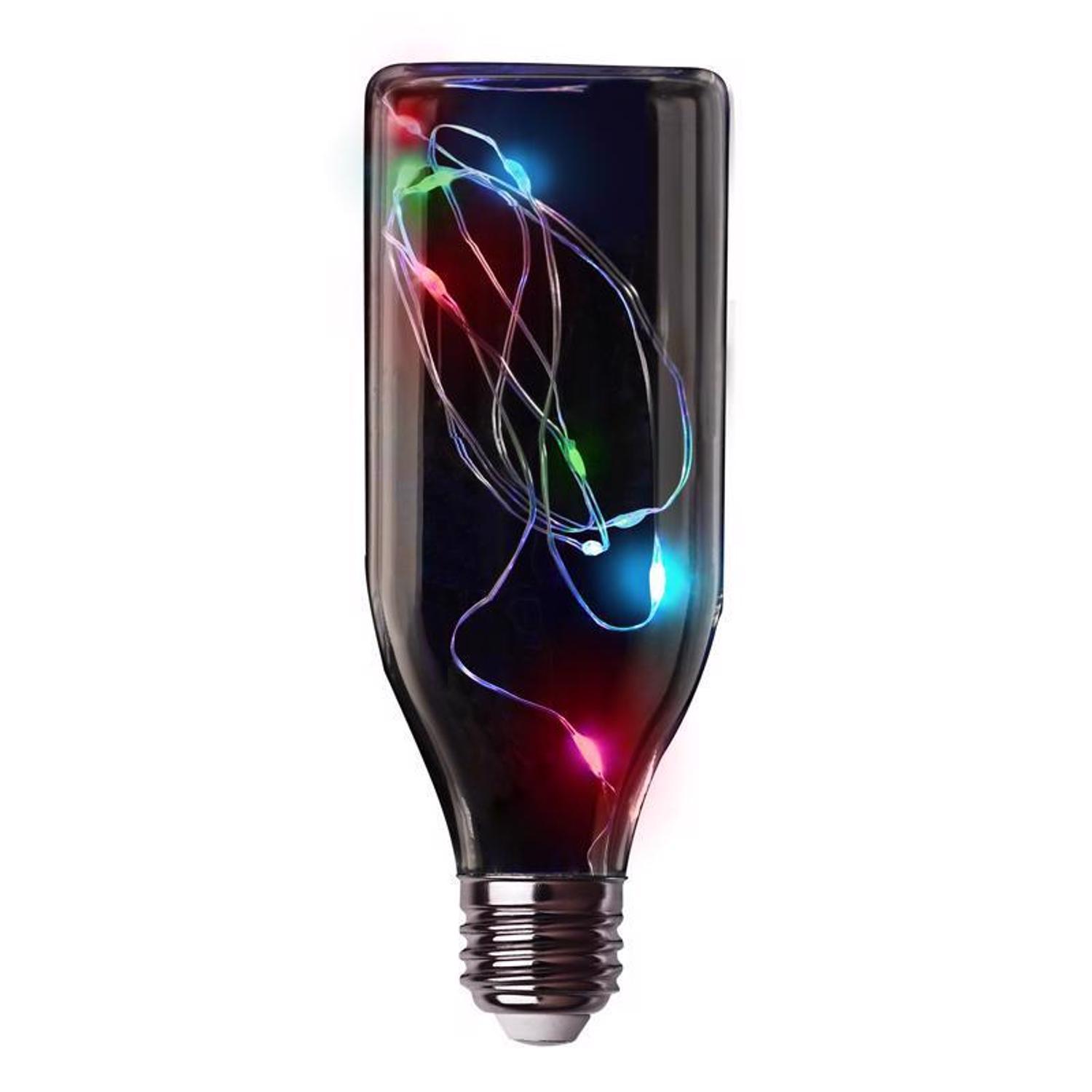 Feit Bottle E26 (Medium) LED Bulb Multi-Colored 11 Watt Equivalence 1 pk