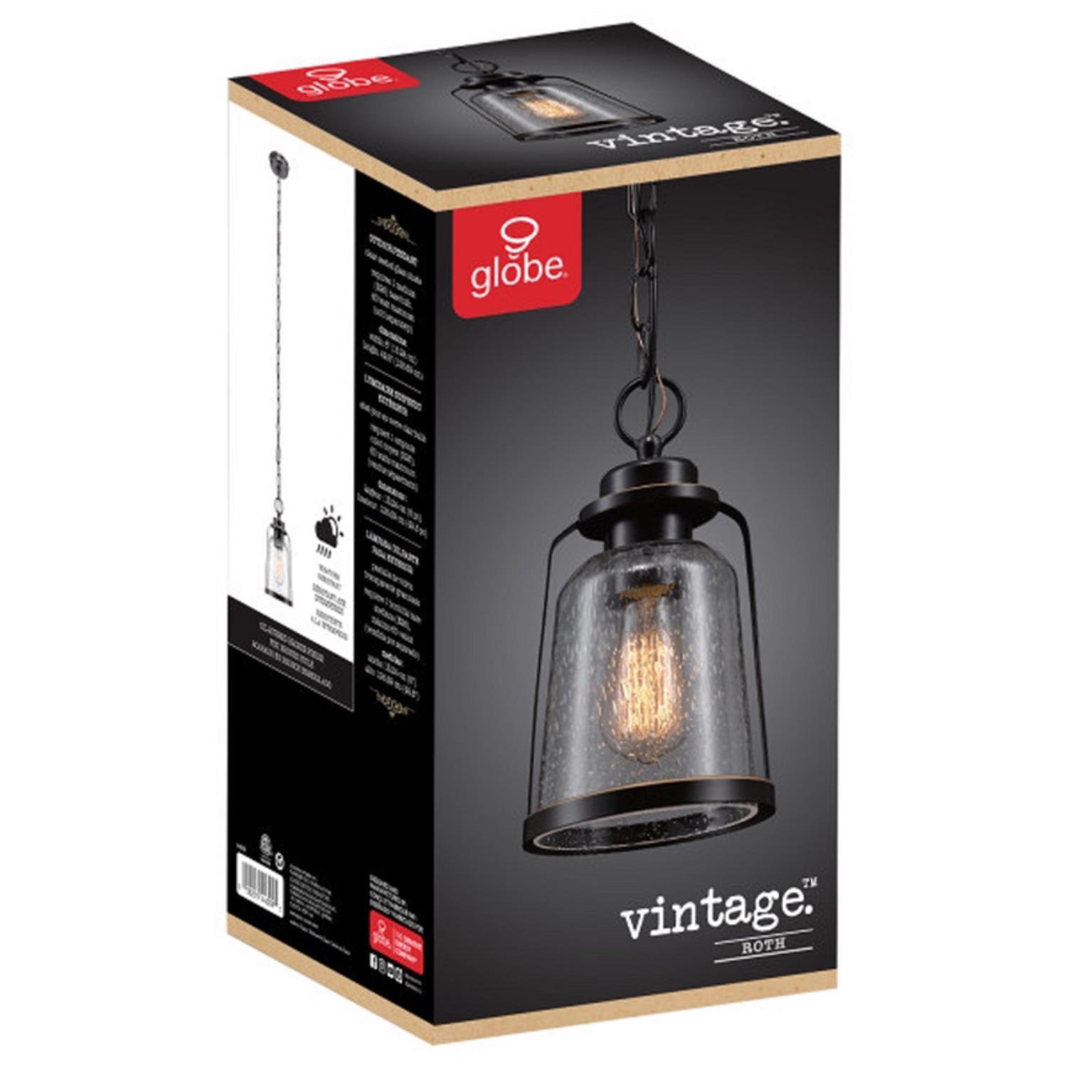 Globe Electric Roth Oil Rubbed Bronze Bronze 1 lights Pendant Light