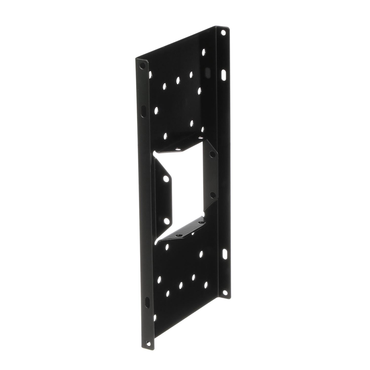 Architectural Mailboxes Black Steel Mailbox Mounting Board.060 Ga. 12.875 in. L