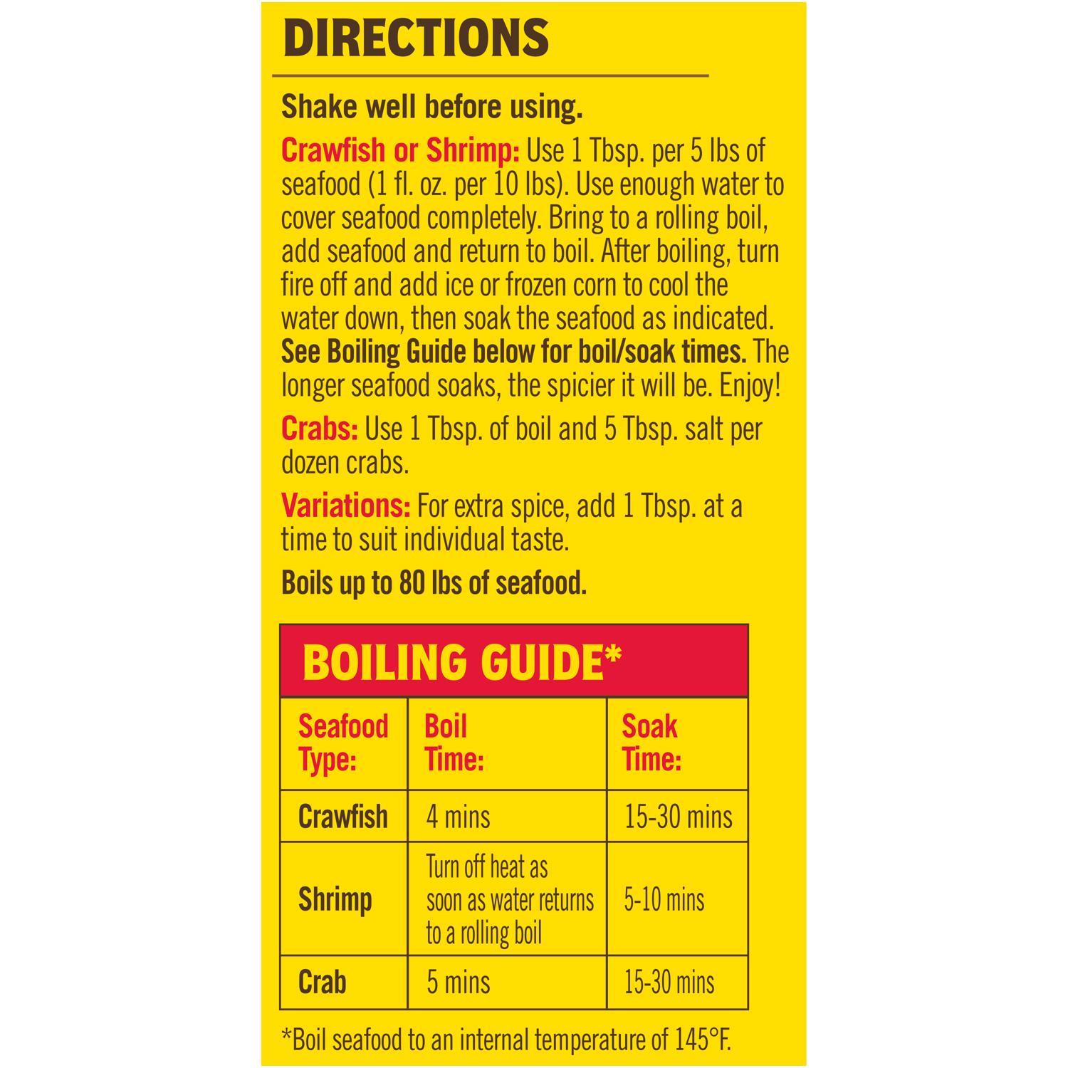 Louisiana Fish Fry Seafood Boil Seafood Seasoning 8 oz.