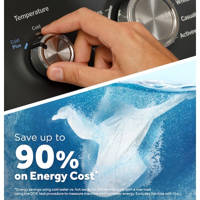 GE 4.5-cu ft High Efficiency Agitator Medium Top-Load Washer, White