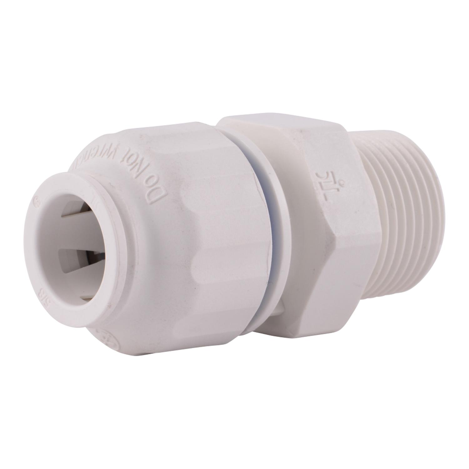 SharkBite Push to Connect 1/2 in. CTS X 3/4 in. D MPT Plastic Male Connector