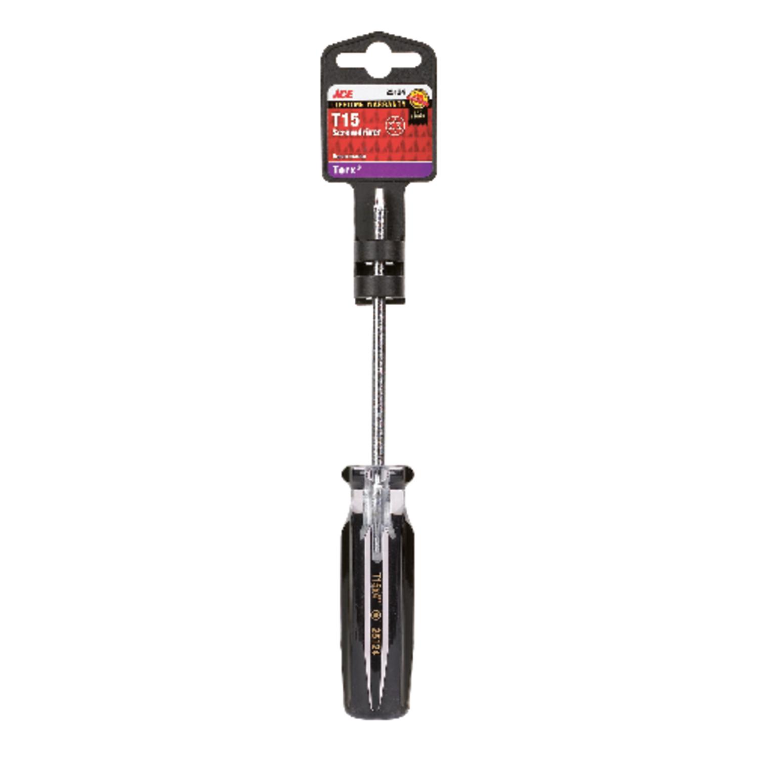 Ace T15 X 4 in. L Torx Screwdriver 1 pc