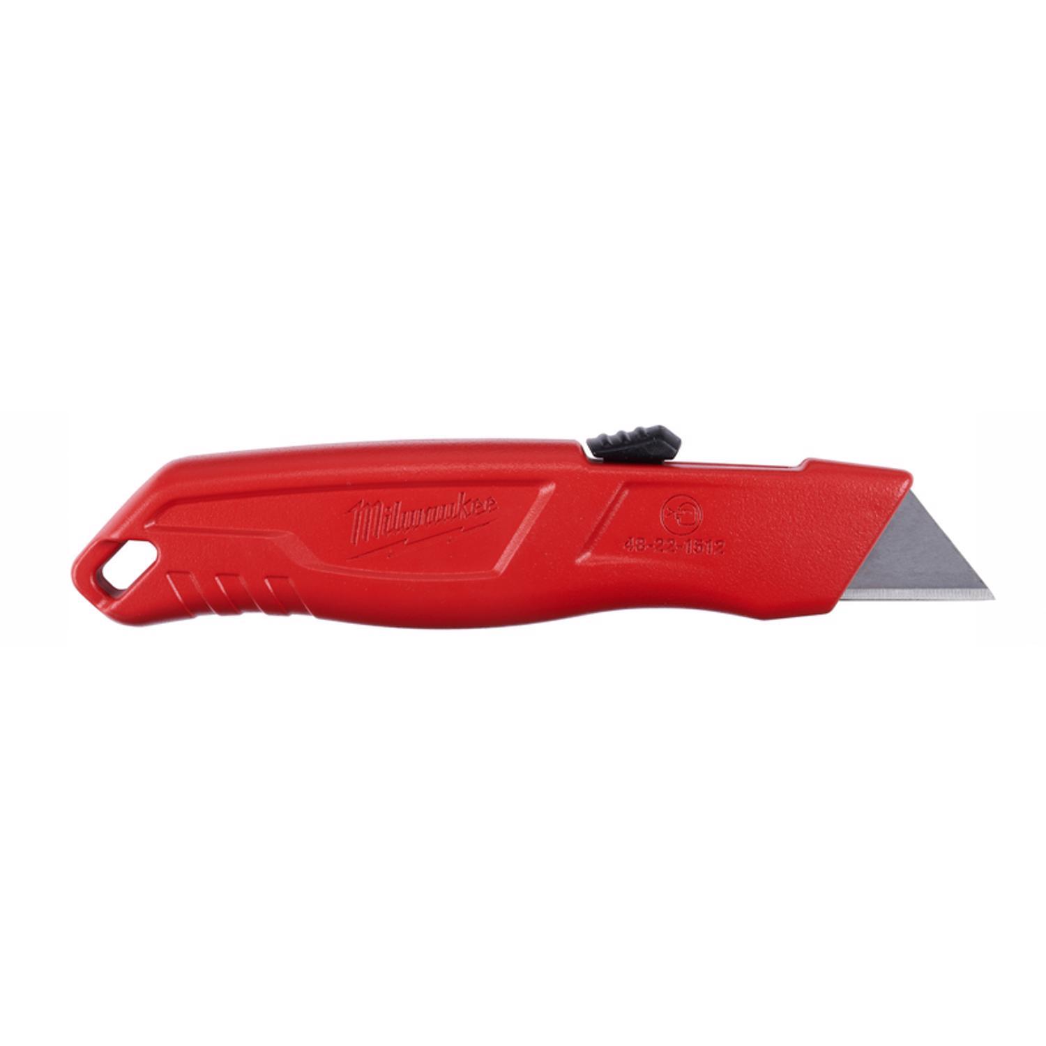 Milwaukee 5-3/4 in. Self-Retracting Safety Knife Red 1 pc
