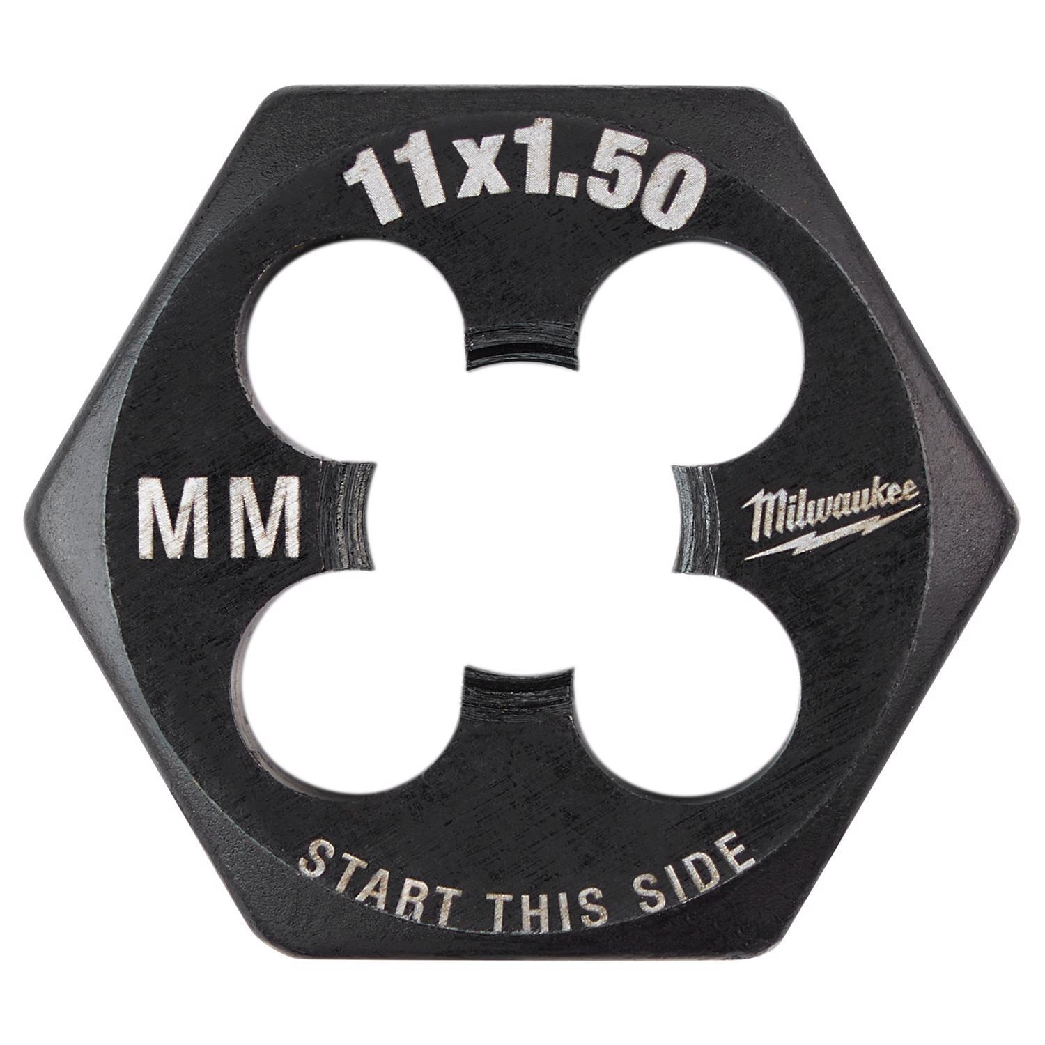 Milwaukee Metric M11x1.5 mm 1" Hex Threading Die