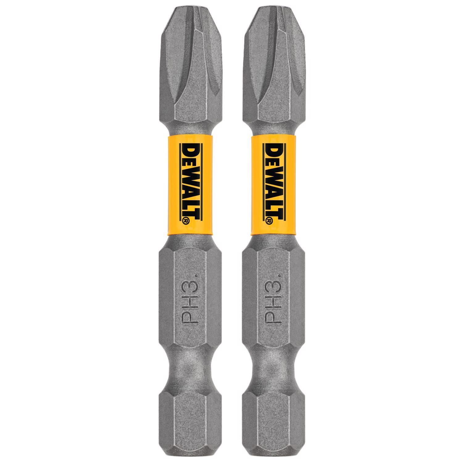 DEWALT Max Fit Phillips #3 X 2 in. L Screwdriver Bit Set Steel 2 pk