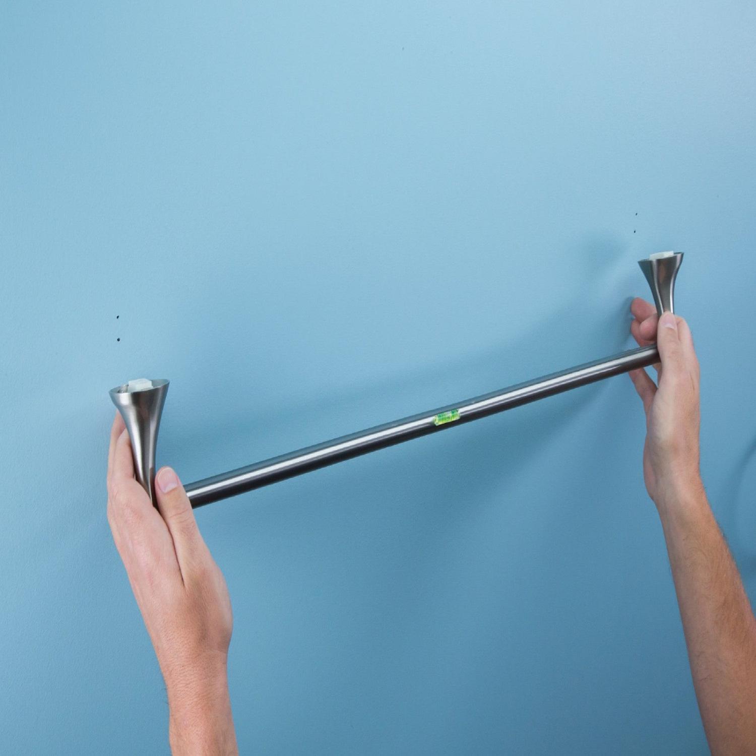 Moen Darcy Brushed Nickel Towel Bar 18 in. L Zinc