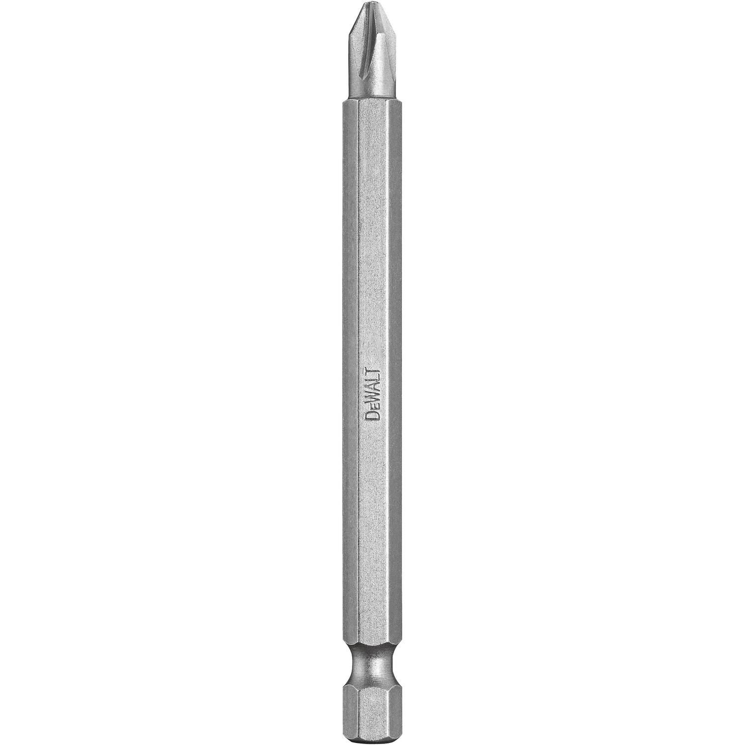 DeWalt Phillips #1 X 3-1/2 in. L Power Bit Heat-Treated Steel 1 pc