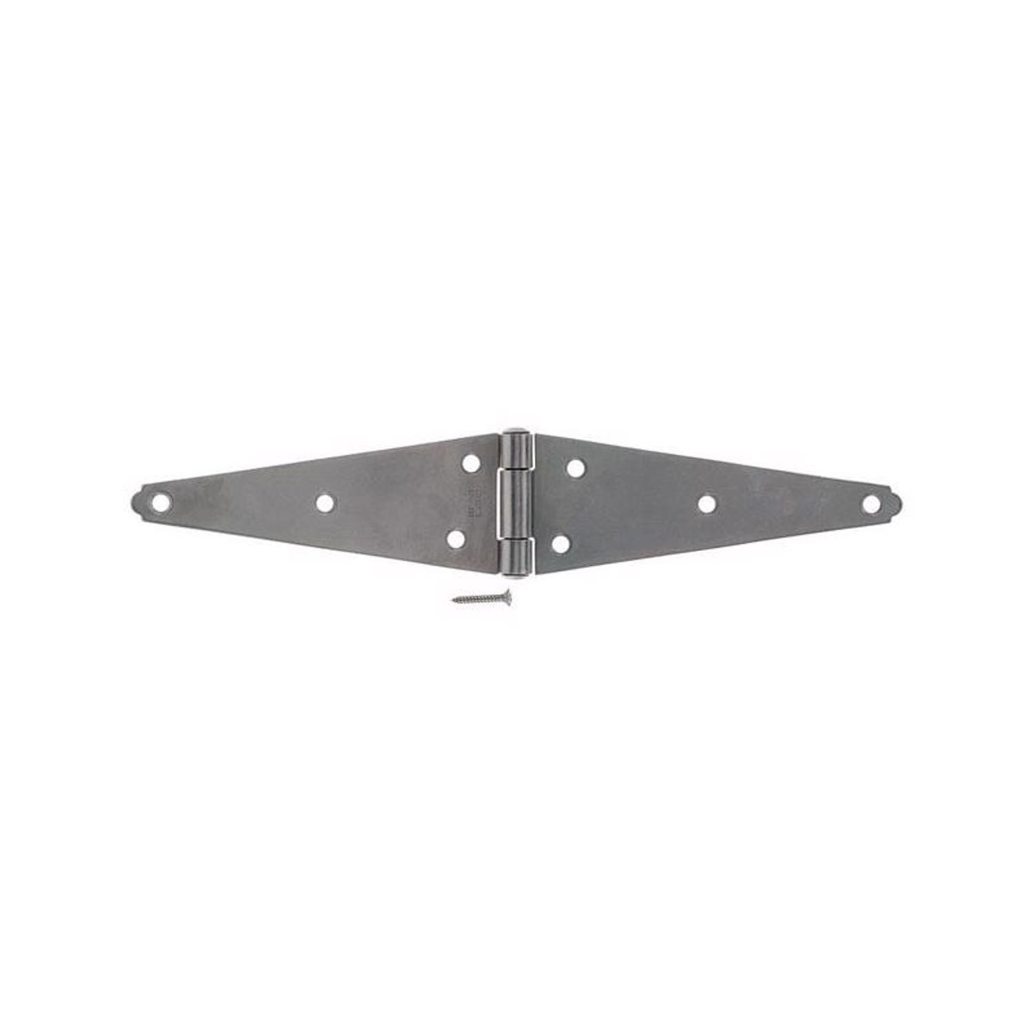 Ace 8 in. L Stainless Steel Heavy Duty Strap Hinge 1 pk