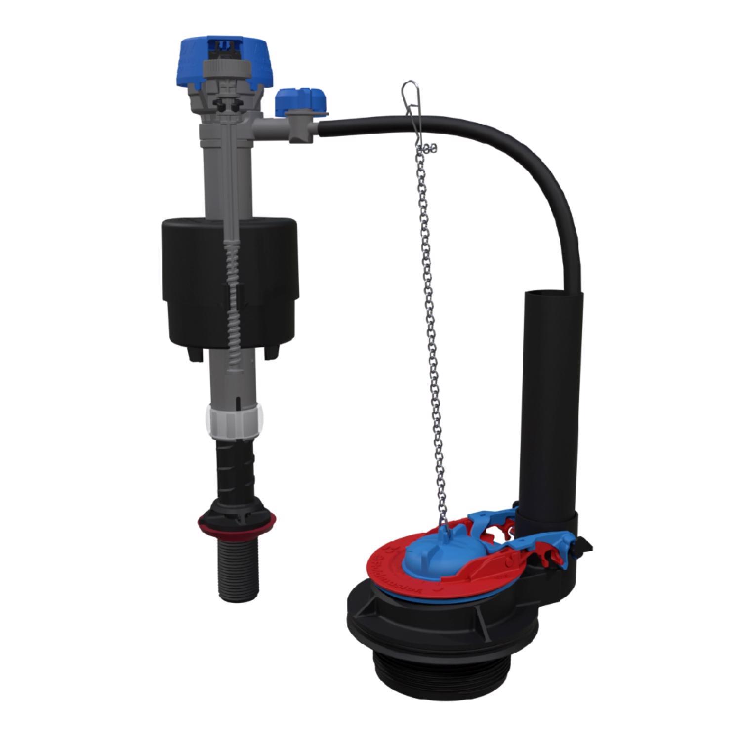 Fluidmaster Performax Fill Valve And Flapper Kit Multicolored Plastic/Rubber For Universal