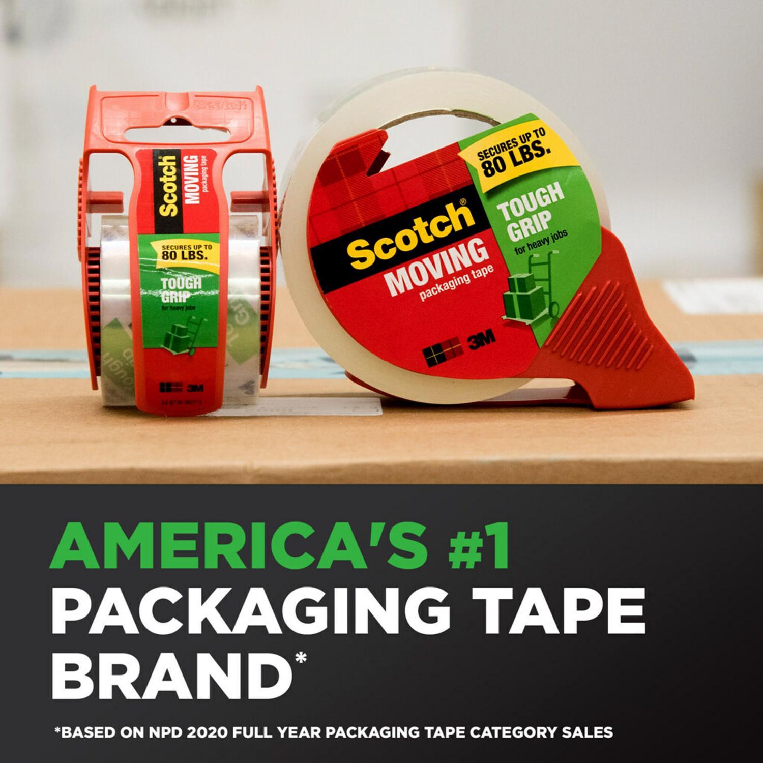 Scotch Tough Grip 1.88 in. W X 54.6 yd L Moving Tape