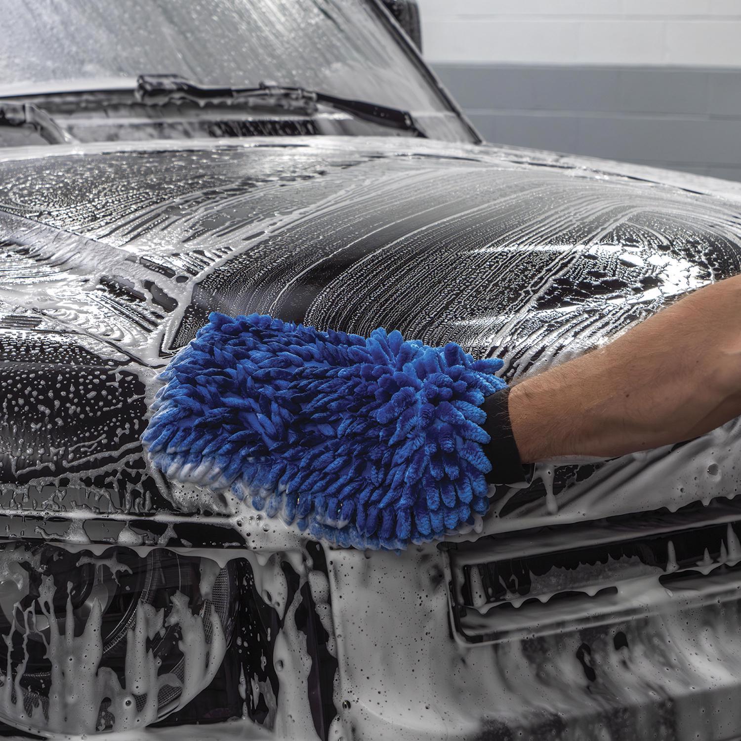 Viking 10 in. L X 8 in. W Chenille Wash Mitt 1 pk