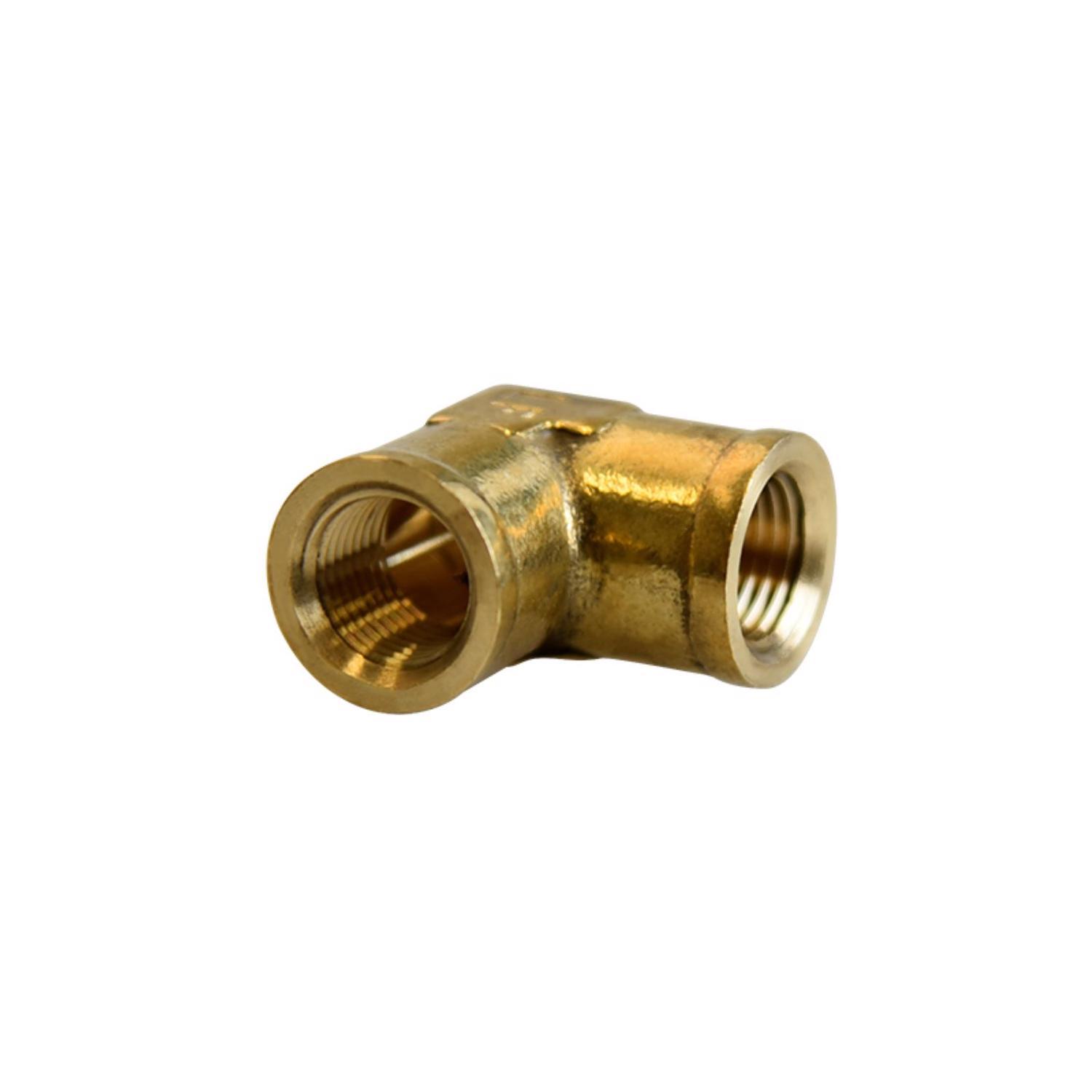 ATC 1/8 in. FPT 1/8 in. D FPT Brass 90 Degree Elbow