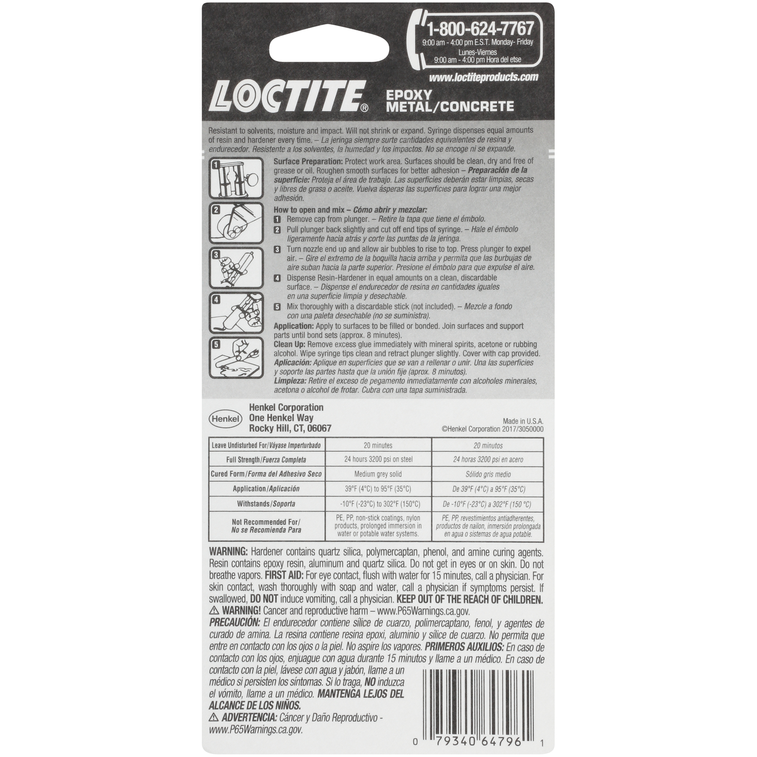 Loctite Metal/Concrete High Strength Epoxy Epoxy 0.85 oz Stine Home + Yard The Family You