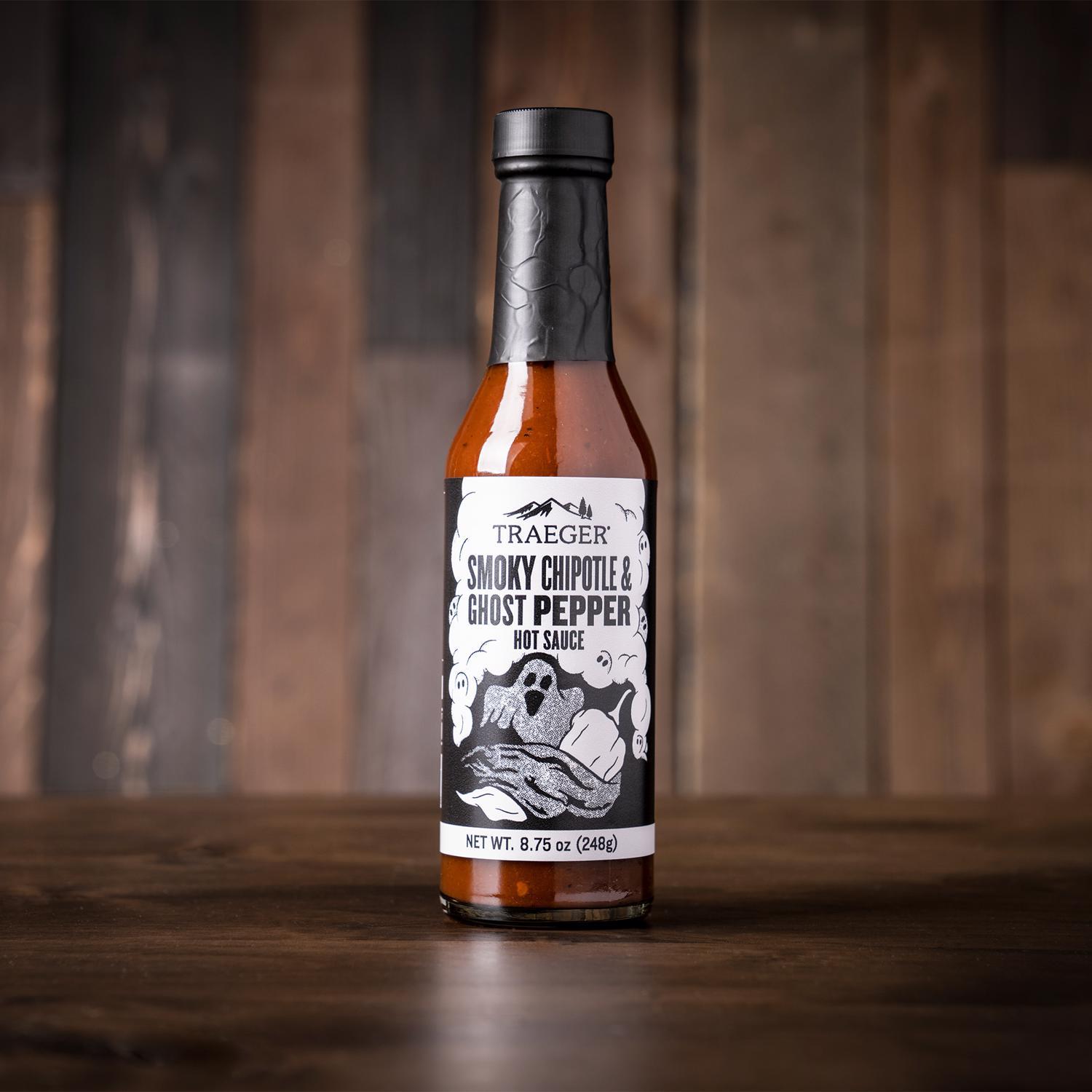 Traeger Smokey Chipotle & Ghost Pepper Hot Sauce 8.75 oz