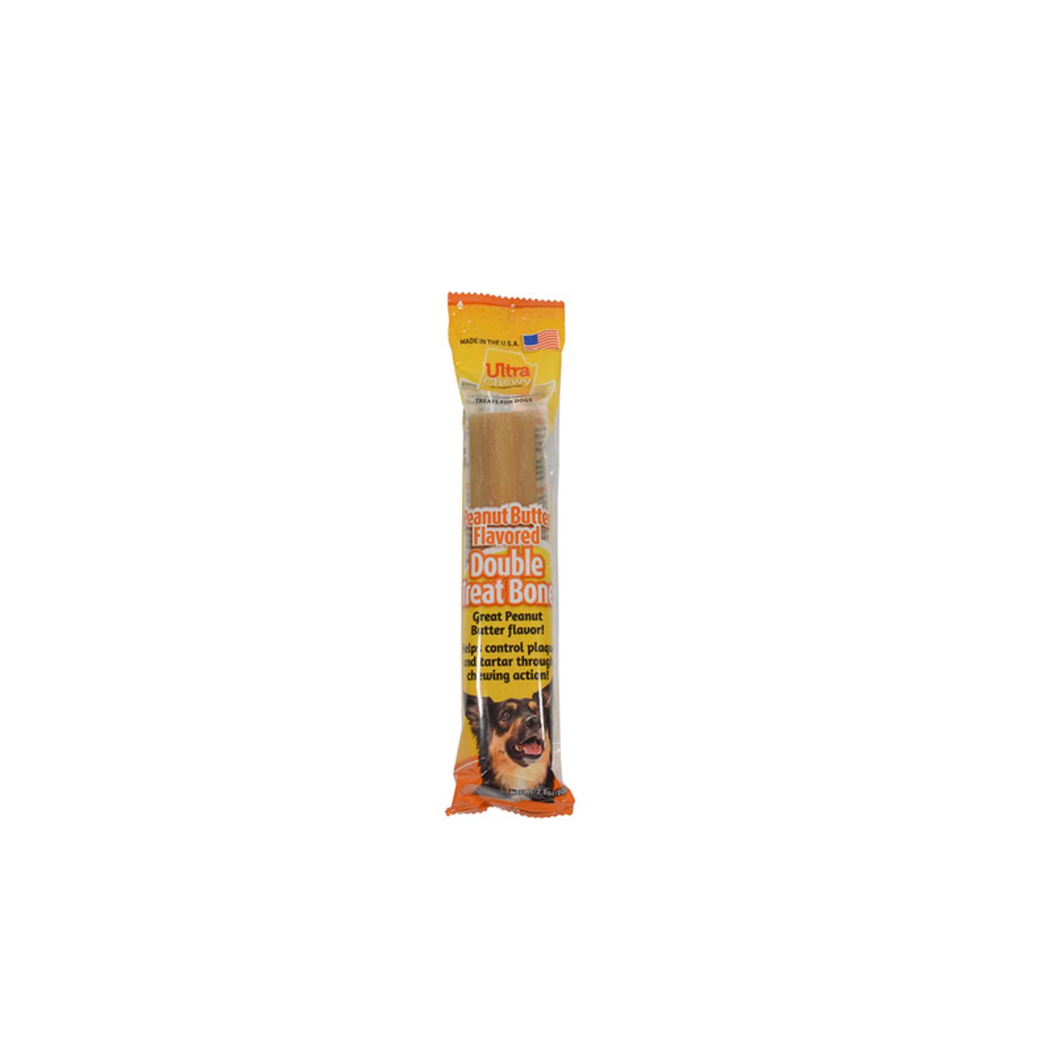 Ultra Chewy Double Treat Peanut Butter Treats For Dogs 2.8 oz 1 pk
