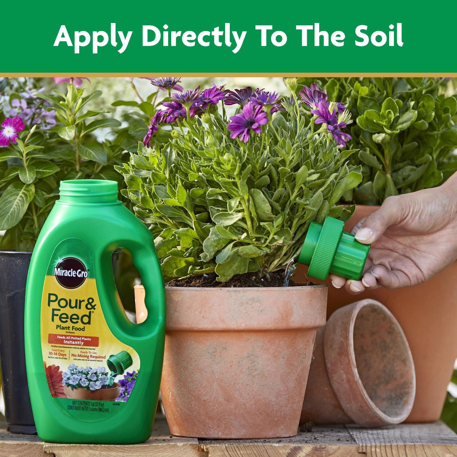 Miracle-Gro Pour & Feed Liquid Plant Food 32 oz