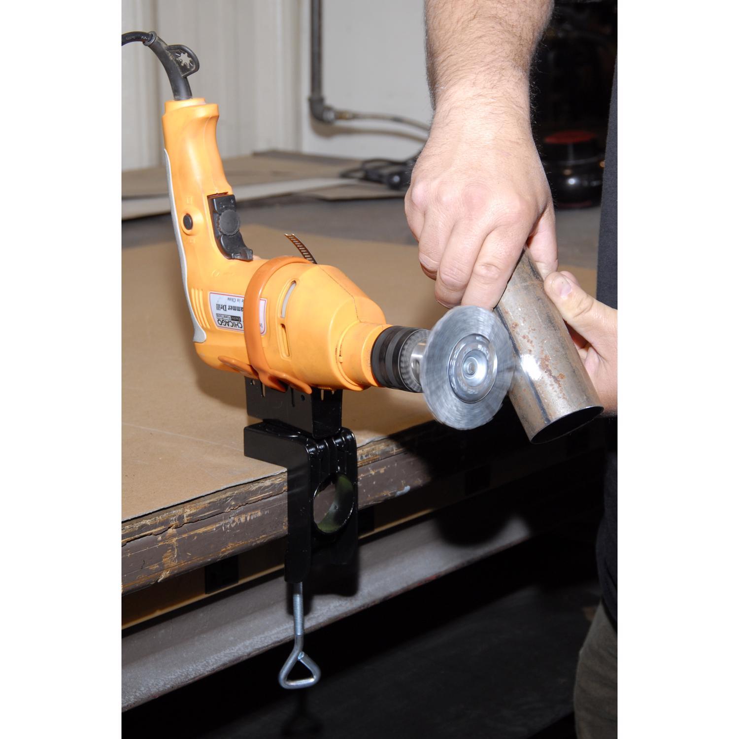 Dico Nyalox 4 in. Medium Crimped Mandrel Mounted Wheel Brush Nylon 2500 rpm 1 pc