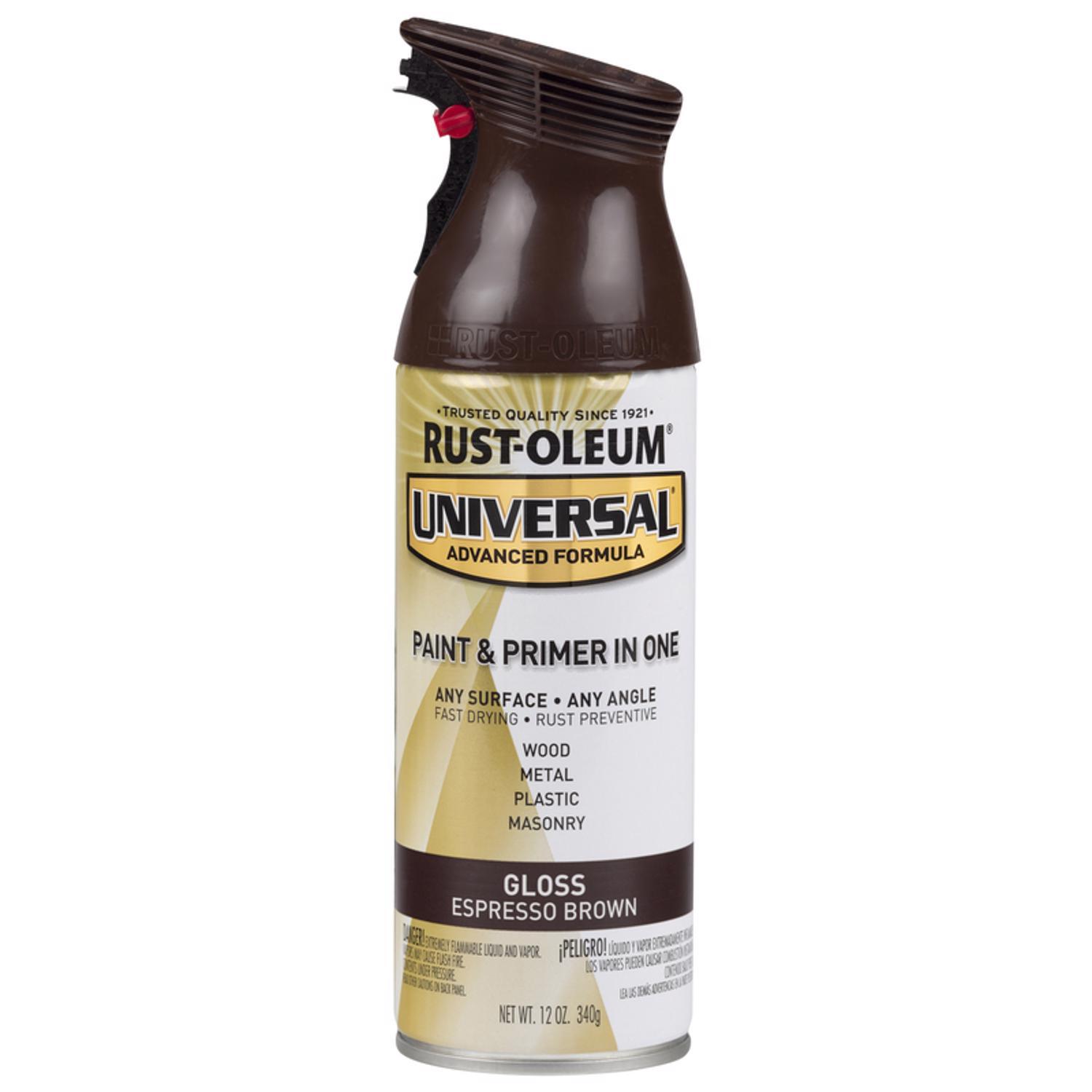 Rust-Oleum Universal Gloss Espresso Brown Spray Paint 12 oz