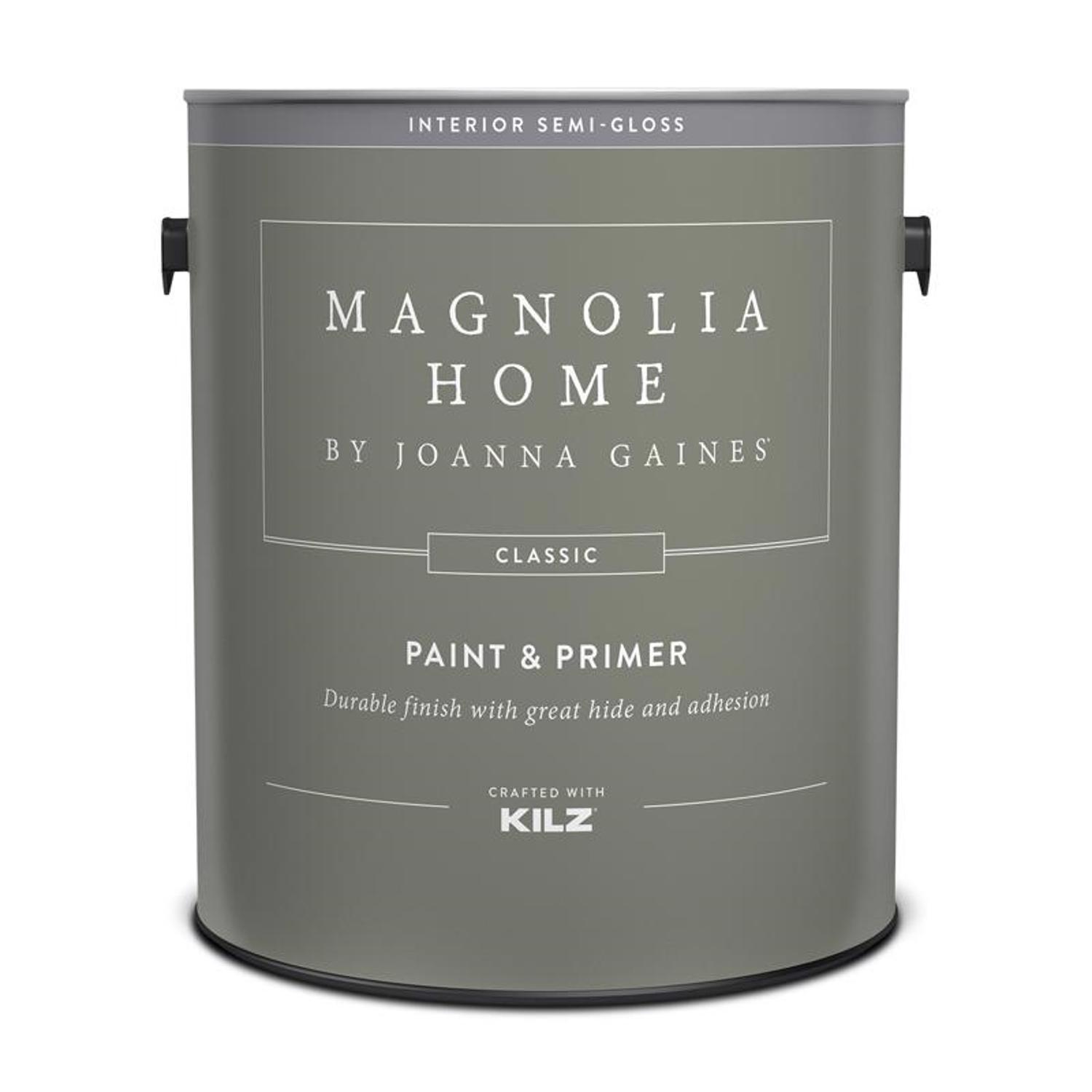Magnolia Home by Joanna Gaines Classic Semi-Gloss True White Base 1 Paint and Primer Interior 1 gal