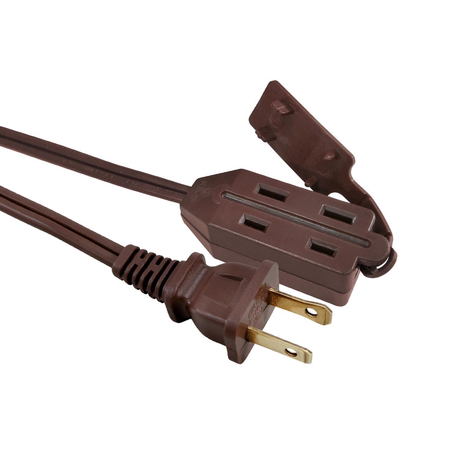 Ace Indoor 20 ft. L Brown Extension Cord 16/2 SPT-2