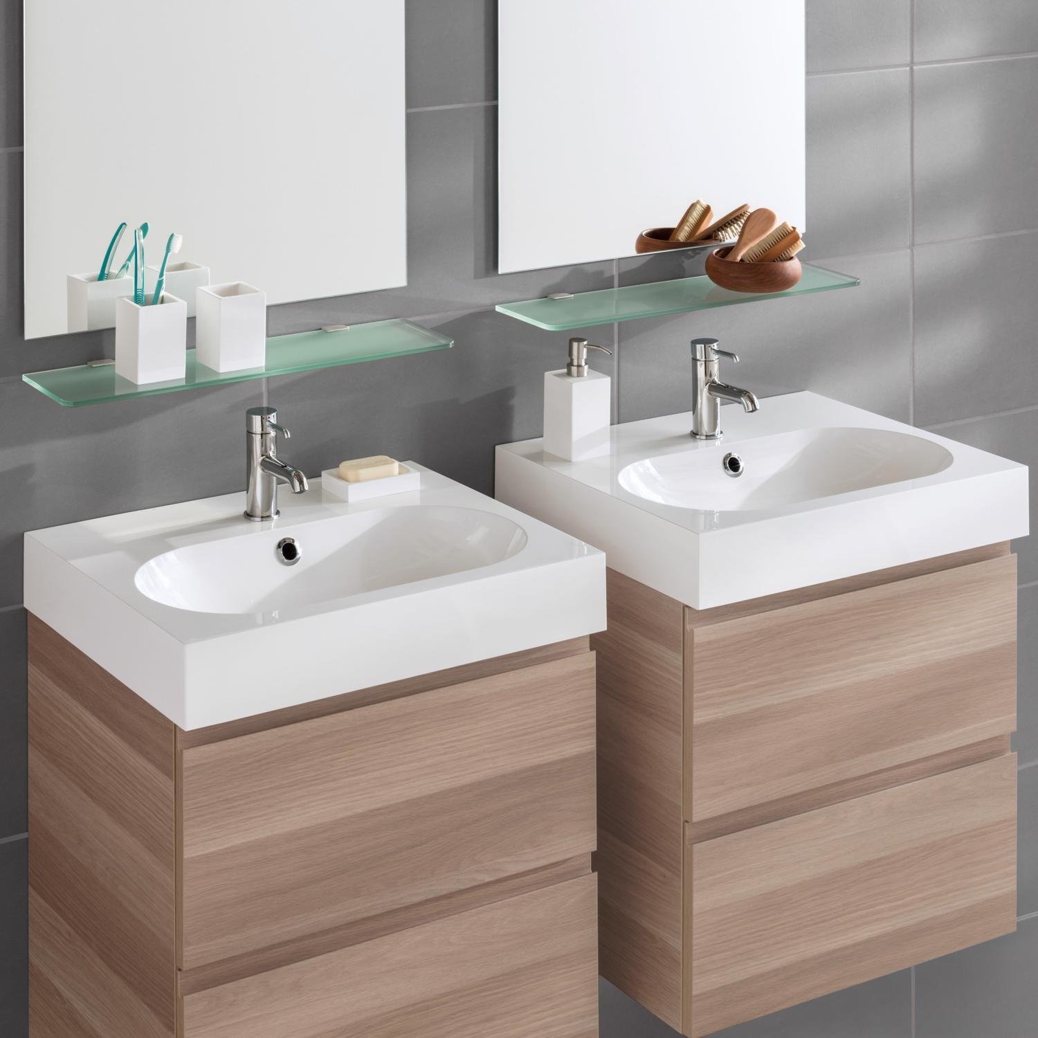 Dolle Flac 1.6 in. H X 1.6 in. W X 0.8 in. D Silver Metal Shelf Clips