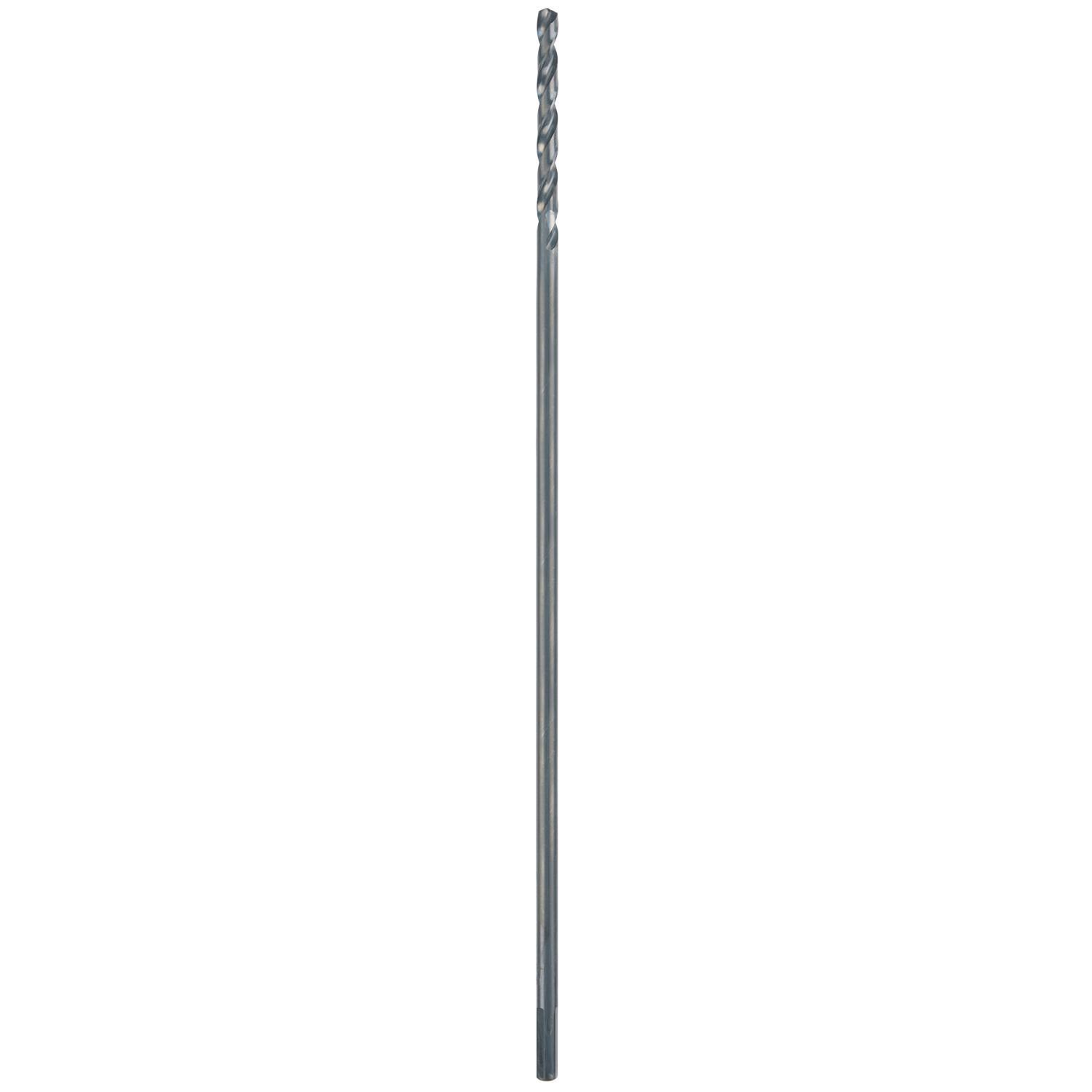 Milwaukee 1/4 in. X 12 in. L Aircraft Length Drill Bit 3-Flat Shank 1 pc