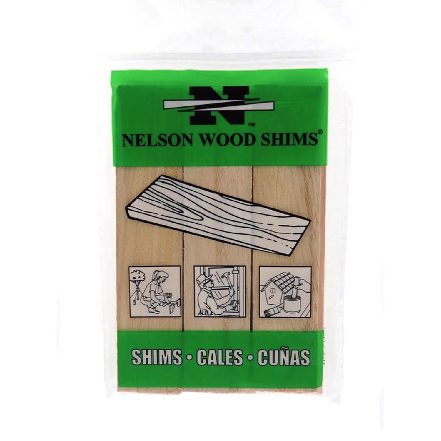 Nelson 1.5 in. W X 6 in. L Wood Shim 9 pk