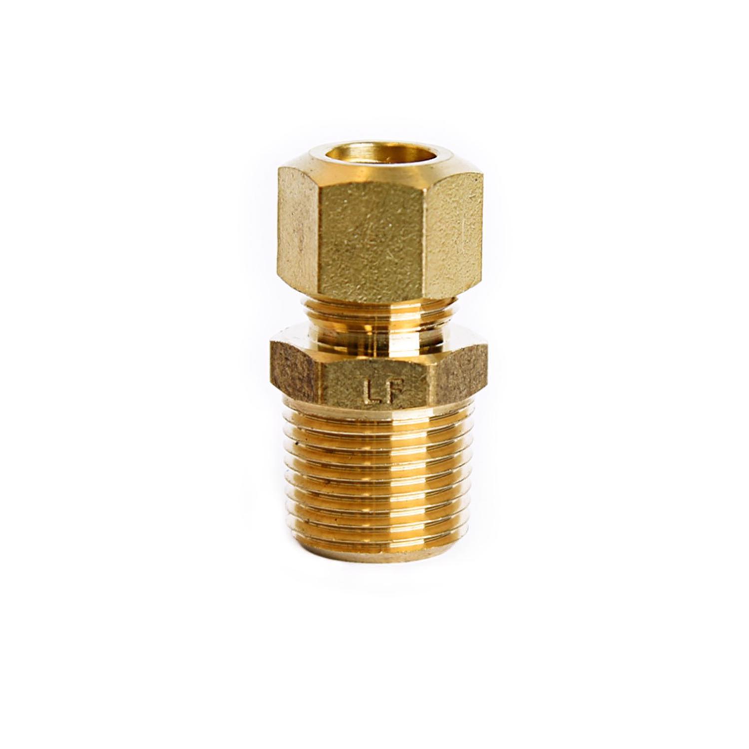 ATC 3/8 in. Compression 3/8 in. D Male Brass Connector