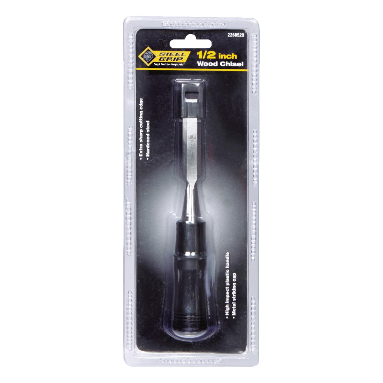 Steel Grip 1/2 in. W X 4 in. L Wood Chisel 1 pk