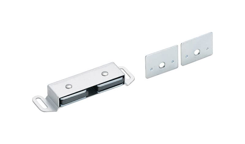 Amerock 3.5 in. W X 1 in. D Aluminum Magnetic Catch