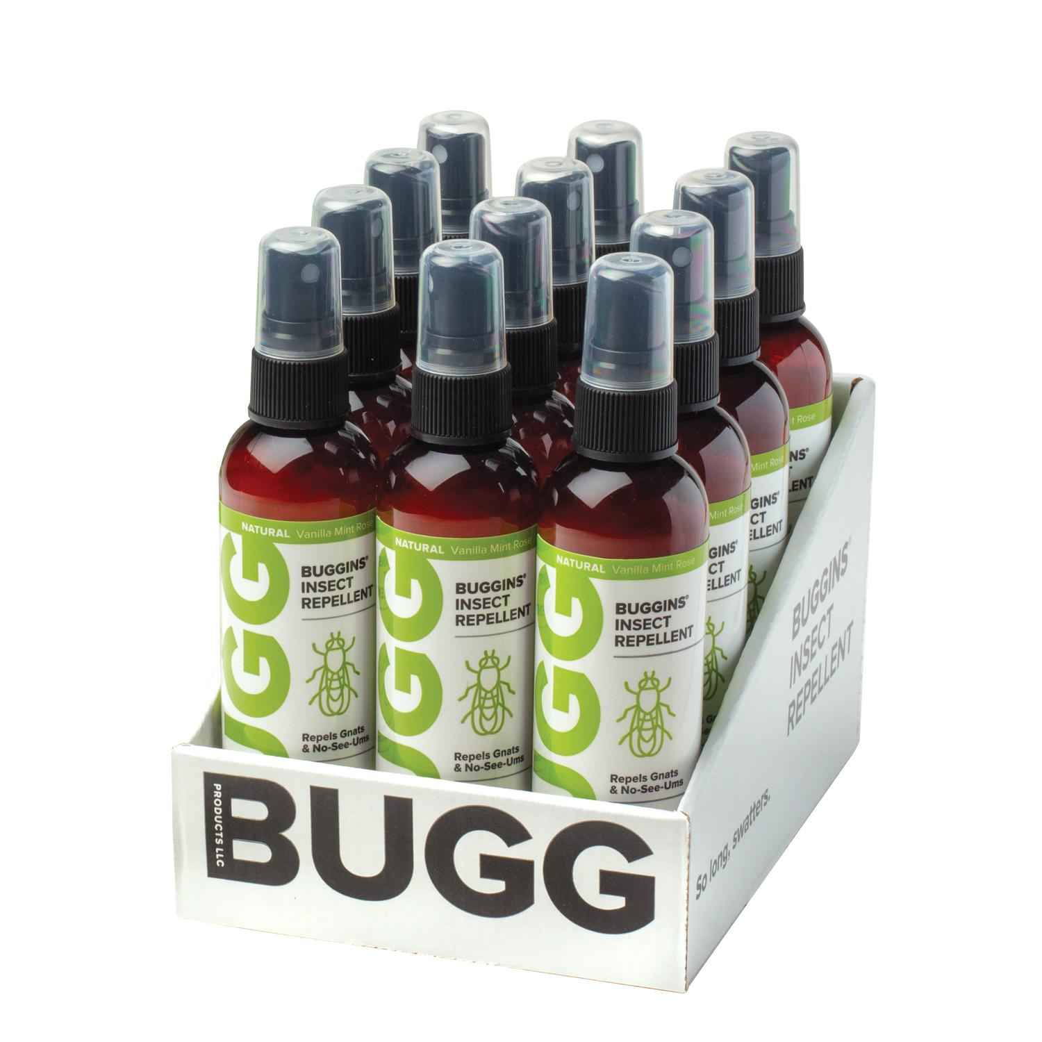 Bugg Buggins Original Insect Repellent Liquid For Gnats/No-See-Ums 4 Oz