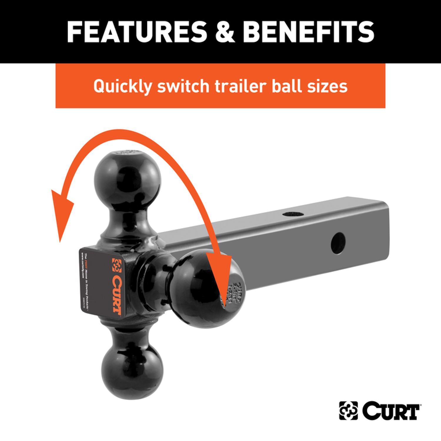 CURT Tri-Ball Mount