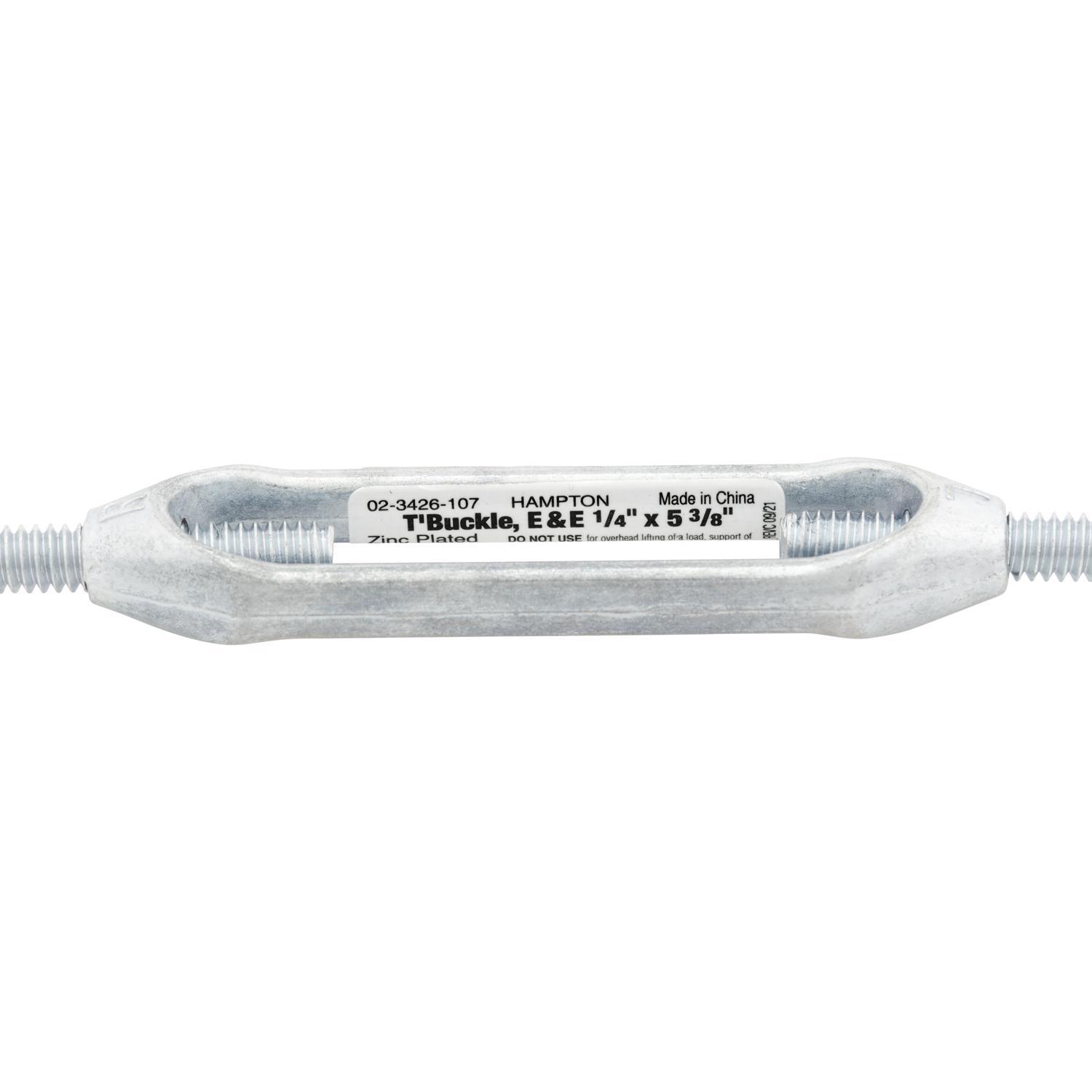 Hampton Zinc-Plated Aluminum/Steel Turnbuckle 160 lb
