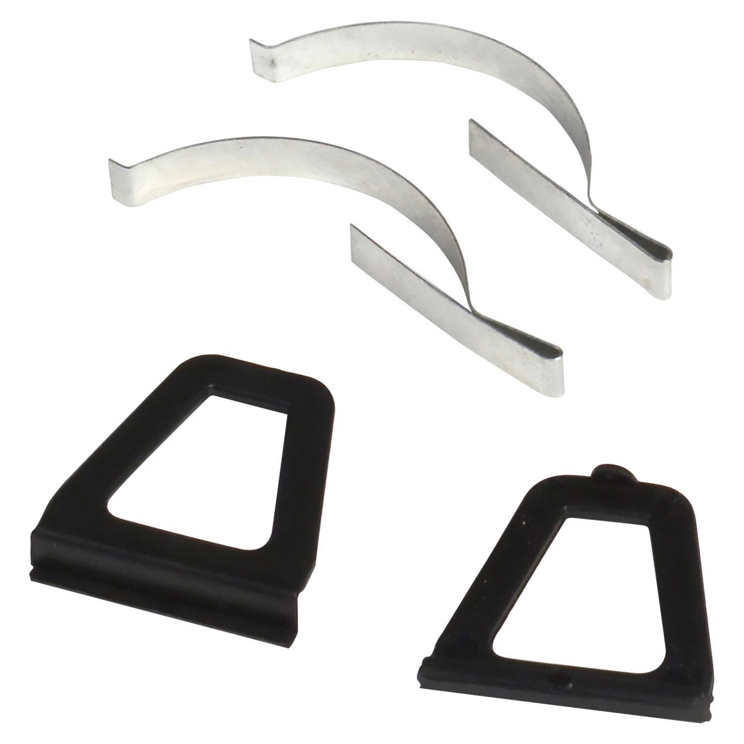 Phifer Wire Black Aluminum 3 in. W X 6 in. L Pull Tab with Corner Springs 2 pk