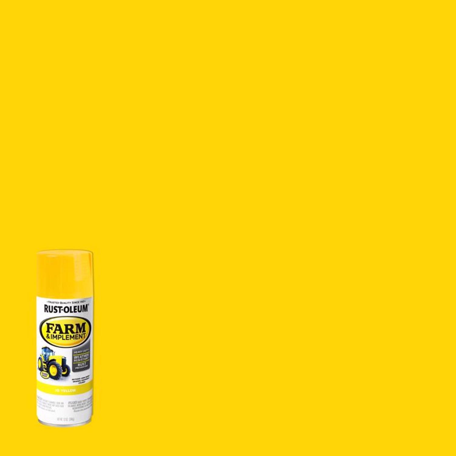 Rust-Oleum Specialty Indoor and Outdoor Gloss John Deere Yellow Farm & Implement 12 oz