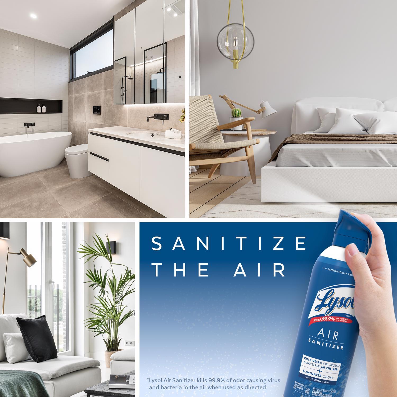 Lysol White Linen Scent Air Sanitizer 10 oz 1 pk