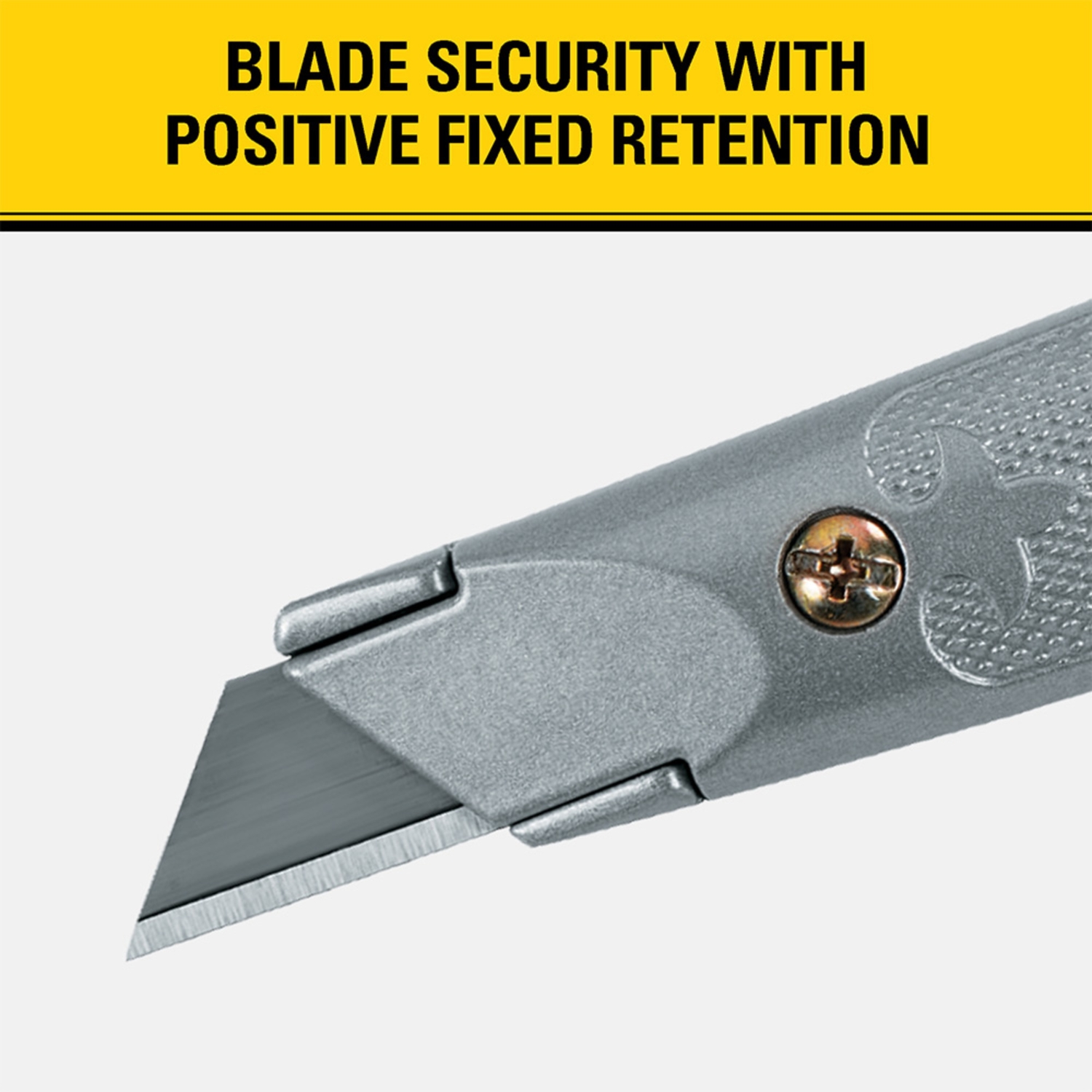 Stanley Classic 199 5-3/8 in. Fixed Blade Utility Knife Gray 1 pk
