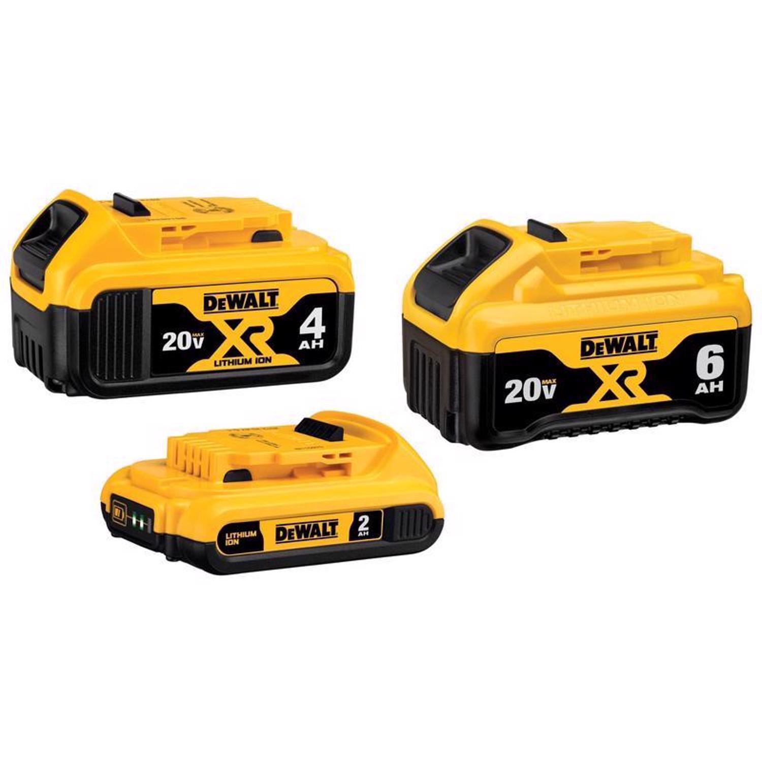 DeWalt 20V MAX XR DCB346-3 Lithium-Ion Battery 3 pc