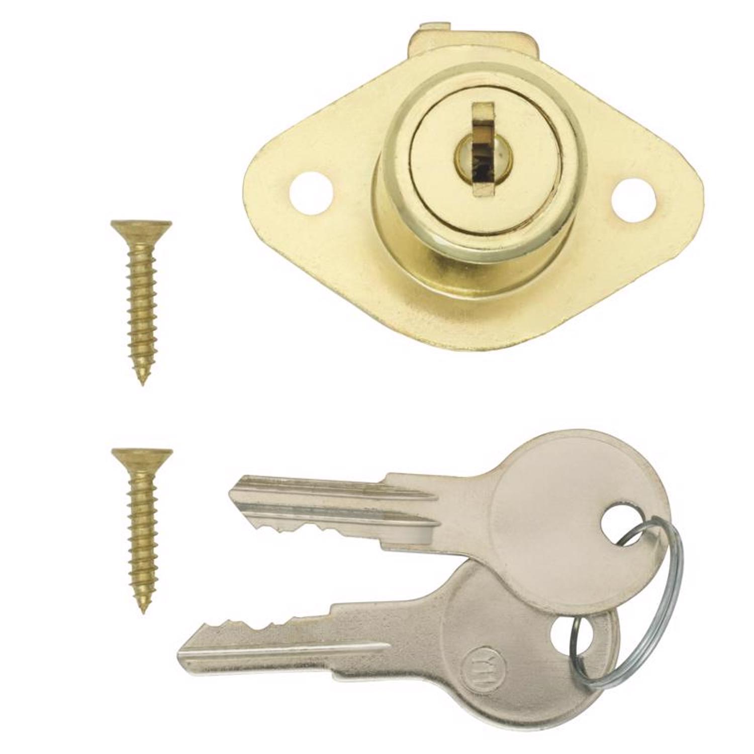 Ace Bright Brass Gold Brass Cam Lock