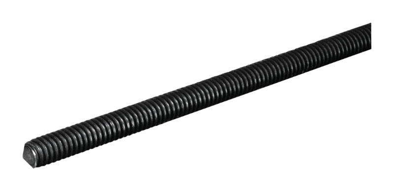 Boltmaster 3/8-16 in. Dia. x 3 ft. L Heat-Treated Steel Threaded Rod